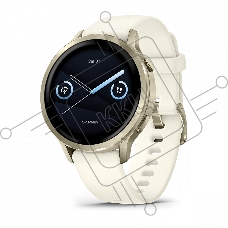 Смарт-часы Garmin Venu 4 золотистый, ремешок слоновая кость 41мм