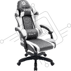 Кресло игровое Defender Fortune Серый/белый, класс 4, PU