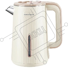 Чайник электрический BACKMAN BM-TEA 723 2 л, 2200 Вт, бежевый