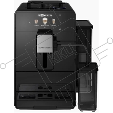 Отдельностоящая кофемашина Kuppersberg KCF 401 B, High-Tech, автоматический капучинатор, контейнер для молока, коническая кофемолка, макс. давление 19 бар, объем контейнера для зерен 150 гр, объем емкости для воды 2 л, 6 уровней помола, автоматическое вык