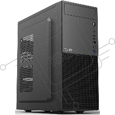 Компьютерный корпус CBR PCC-ATX-E188-WPSU ATX Miditower E188, без БП, 1*USB 3.0, 2*USB 2.0, HD Audio+Mic, Black