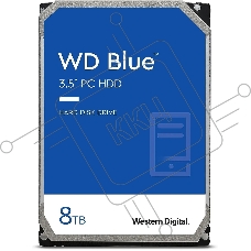 Жесткий диск WD SATA-III 8TB WD80EAAZ Desktop Blue (5640rpm) 256Mb 3.5