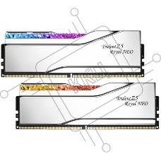 Оперативная память G.Skill Trident Z5 Royal Neo, DDR5, 96GB (2x48GB), 6000 MHz, CL28, с радиатором, RGB, серебристый