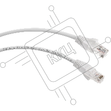 Патч-корд U/UTP 5e кат. 0,3м. Cabeus PC-UTP-RJ45-Cat.5e-0.3m-WH неэкранированный, белый