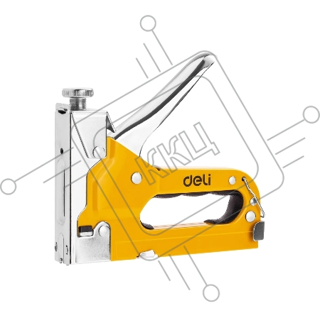 Мебельный степлер Deli DL238104 с набором скоб Набор: 2000шт дверные гвозди. 2000шт Т-гвозди. 2000шт U-гвозди.