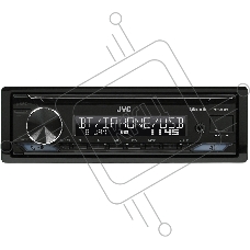 Автомагнитола JVC KD-X482BT, 1 DIN, Bluetooth, USB Type-A, AUX, съёмная панель