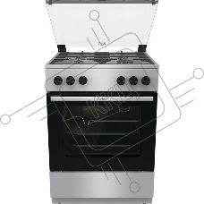 Плита газовая Gorenje GGI6A21XH серебристый, конфорок 4 газовых, духовка 60 л, 60 см x 85 см x 60 см