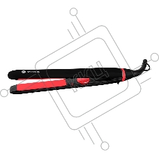 Выпрямитель Vitek VT-1313 черный/красный 49Вт макс.темп.:220С покрытие:керамико-турмалиновое