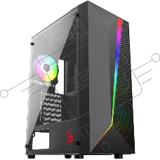 Компьютерный корпус Bloody BD-CC106F черный без БП ATX 4x120mm 1xUSB2.0 1xUSB3.0 audio bott PSU