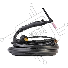 Горелка PATRIOT для аргонодуговой TIG сварки, универсальная для аппаратов TIG и MMA, 4м, 170А, DX25