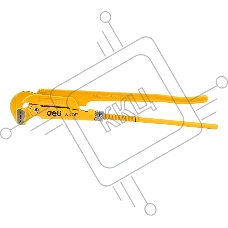 Трубный рычажный ключ №3 с прямыми губками Deli DL105167 560мм, раскрытие губок 0-67мм, сталь Cr-V