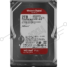 Жесткий диск HDD WD Red Plus 2Tb 5400rpm SATA 64Mb 3.5