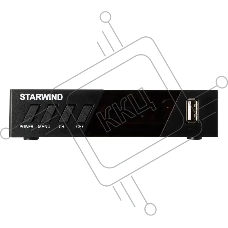 Ресивер DVB-T2 Starwind CT-140 черный