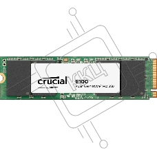 Накопитель SSD Crucial 2Tb E100 M.2 (PCIe 4x4, up to 5000/4000MBs, 3D NAND, NVMe, 100TbW, 22х80мм)