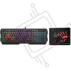 Комплект клавиатура+мышь A4Tech Bloody B1700 проводной, USB, 6000 DPI, чёрный