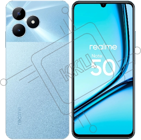Смартфон Realme Note 50 RMX3834 128Gb 4Gb голубой 3G 4G 6.74
