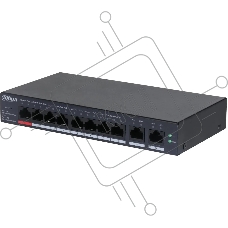 Коммутатор Dahua DH-CS4010-8GT-110 (L2) 10x100Мбит/с 8PoE 110W управляемый