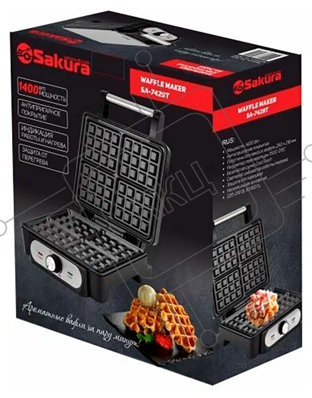 Вафельница Sakura SA-7429T