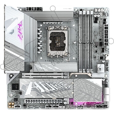 Материнская плата Gigabyte Z890M AORUS ELITE WIFI7 ICE, LGA 1851, Intel Z890, 4xDDR5, 4xSATA, 3xM.2, 1xPCIe 4.0 x4, 1xPCIe 5.0 x16, 1xDP, 1xUSB-C, 1x 2.5Gb LAN, 1xUSB-A 3.2 Gen 2, 4xUSB-A 3.2 Gen 1, 2x3.5 мм, TOSLINK, 7.1, 1xUSB4, mATX