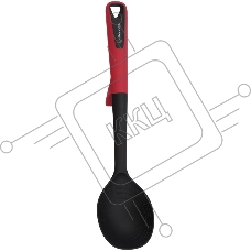 Ложка для первых/вторых блюд Rondell Craft RD-1870 черный/красный упак.:картонная подложка