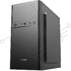 Компьютерный корпус CBR, c БП PSU-ATX500-12EC mATX Minitower (500W/120мм), 2*USB 3.0, 2*USB 2.0, HD Audio+Mic, кабель питания 1.2м, черный