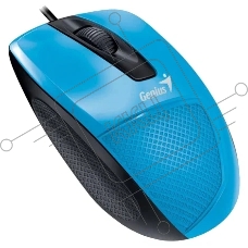 Мышь проводная Genius DX-Mini голубой, 1000 dpi, USB, кнопки - 3