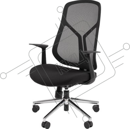 Кресло для руководителя Chairman CH588 черный пластик, черный
