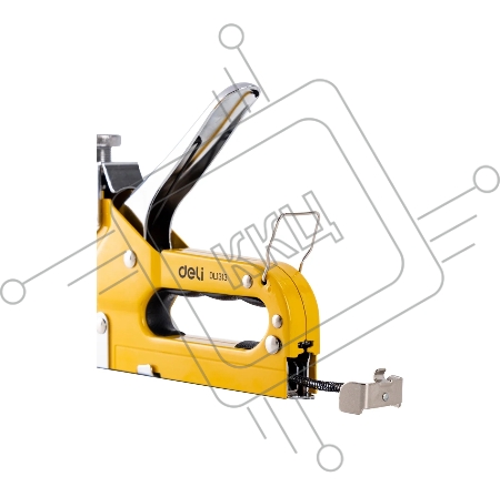 Мебельный степлер Deli DL1313 3-в-1. 4-8мм. 0,6 кг. Полностью стальная конструкция. Подходит для D/U/T.
