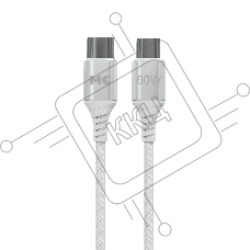 Кабель MORE CHOICE (4620202554116) K69aa 2м USB 3.0A PD 60W для Type-C Type-C- 2м, белый