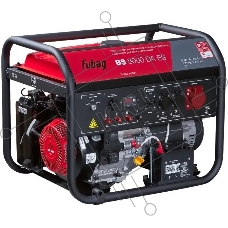 Генератор бензиновый FUBAG BS 8000 DA ES 641018 Мах мощность, (LTP), 9,5 кВА, Длительная мощность (COP), 7.5 кВт 25 бака л, объем 459 см, мощность 10,29/14 кВт/л.с., 230/400 В, 84 дБ (7 м), 102 Вес, кг