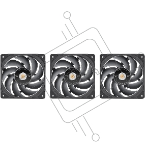 Вентилятор Thermaltake Toughfan EX14 Pro реверсивный 140x140x25mm черный 4-pin 31.6-34.1dB Ret (CL-F172-PL14BL-A)