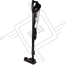 Пылесос вертикальный Deerma DX700 Pro черный, питание от сети, 210 Вт, уборка сухая, пылесборник 0.8 л