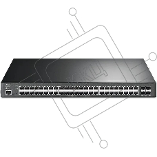 Коммутатор TP-Link TL-SG3452XP 48G 4SFP+ 48PoE+ 500W управляемый