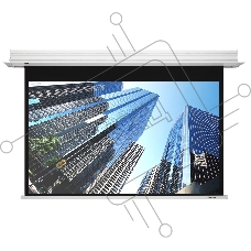 Встраиваемый экран с электроприводом Lumien Master Recessed Control 128х221 см (раб.область 120х213 см) (96
