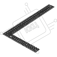 Угольник Denzel 200 х 300 мм, алюминиевый, лазерная гравировка