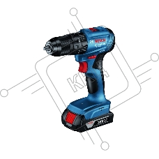 Дрель-шуруповерт Bosch GSB 185-LI 06019K3100, Аккумуляторная, 18В, 2 АКБ, Кейс