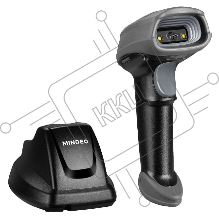 Сканер штрих-кода Mindeo CS2291-SR RF USB Kit: 2D, base 433 MHz, cable USB