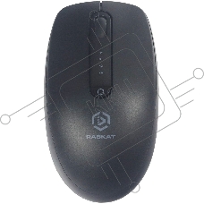 Мышь беспроводная Raskat M002WBR черный, 1600 dpi, радиоканал, Bluetooth, USB, кнопки - 4