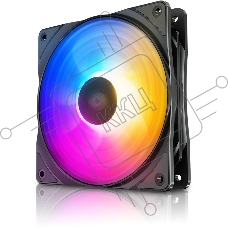 Вентилятор для корпуса DEEPCOOL RF120 RGB 120x120x25мм (32шт./кор, PWM, пит. от мат.платы и БП, RGB подсветка, 500-1500об/мин) Retail