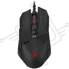 Мышь проводная A4Tech Bloody W65 Max Mini черный, 12000 dpi, USB, кнопки - 9