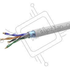 Кабель информационный Suprlan Median 01-1033-1, кат.5E FTP 4X2X24AWG PVC внутренний 305м, серый