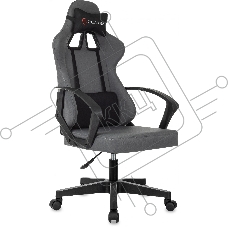 Кресло игровое Бюрократ Zombie 1 серый/черный, крестов. пластик Кресло игровое Бюрократ Zombie 1 серый/черный, крестов. пластик