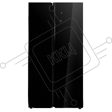 Холодильник Korting KNFS 91797 GN черный двухкамерный 335/175л морозилка сбоку, No Frost, Side by Side