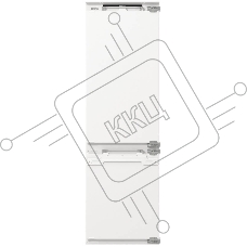 Встраиваемый холодильник Gorenje NRKI517142, полезный объем 243 л, электронное управление, цифровой дисплей, автоматическое размораживание No Frost, быстрое замораживание, интенсивное охлаждение, зона свежести с контролем влажности, слайдерное крепление, 