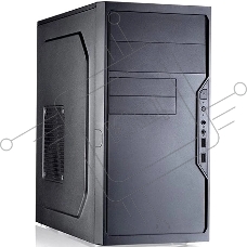 Корпус Foxline FL-733R-450W, Mini-Tower, чёрный, БП 450 Вт