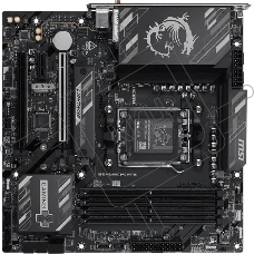 Материнская плата MSI B850M GAMING WIFI6E, AM5, AMD B850, 2xDDR5, 4xSATA, 2xM.2 (PCIe 5.0/4.0), 1xPCIe 4.0 x16, 1xPCIe x1, 1xHDMI, 1xDP, 1x2.5Gb LAN, Wi-Fi 6E, Bluetooth 5.3, 1xUSB-C 10Gbps, 3xUSB-A 10Gbps, 3xUSB-A 5Gbps, 2xUSB-A 2.0, 3x3.5 мм, 7.1, чёрный/серебристый, mATX