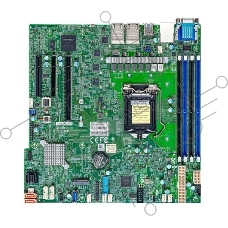 Материнская плата Supermicro X12STH-LN4F, LGA1200, Intel C256, 4xDDR4, 8xSATA, 1xM.2, 1xPCIe 4.0 x16, 2xPCIe 4.0 x4, 1xPCIe 3.0 x4, 1xVGA, 4x 1Gb LAN, 2xUSB 3.2 Gen1, 2xUSB 2.0, microATX