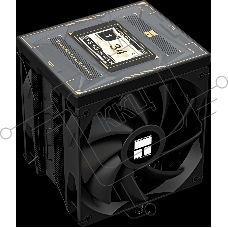 Устройство охлаждения(кулер) Thermalright Burst Assassin Vision 120 Soc-AM5/AM4/1200/1700/1851 черный 4-pin 25.6dB Al+Cu LCD Ret (BA120-VISION-BL)