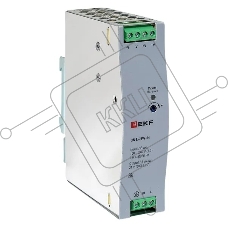 Блок питания на дин рейку EKF DR-E-75W-24 75Вт Uвх 220В AC Uвых 24В DC постоянного тока