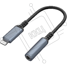 Переходник Defender JACK03-02 PRO 3.5 jack(F)-Lightning(M) c ЦАП 1